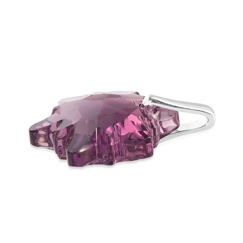 SWAROVSKI Amethyst Crystal Snowflake Pendant